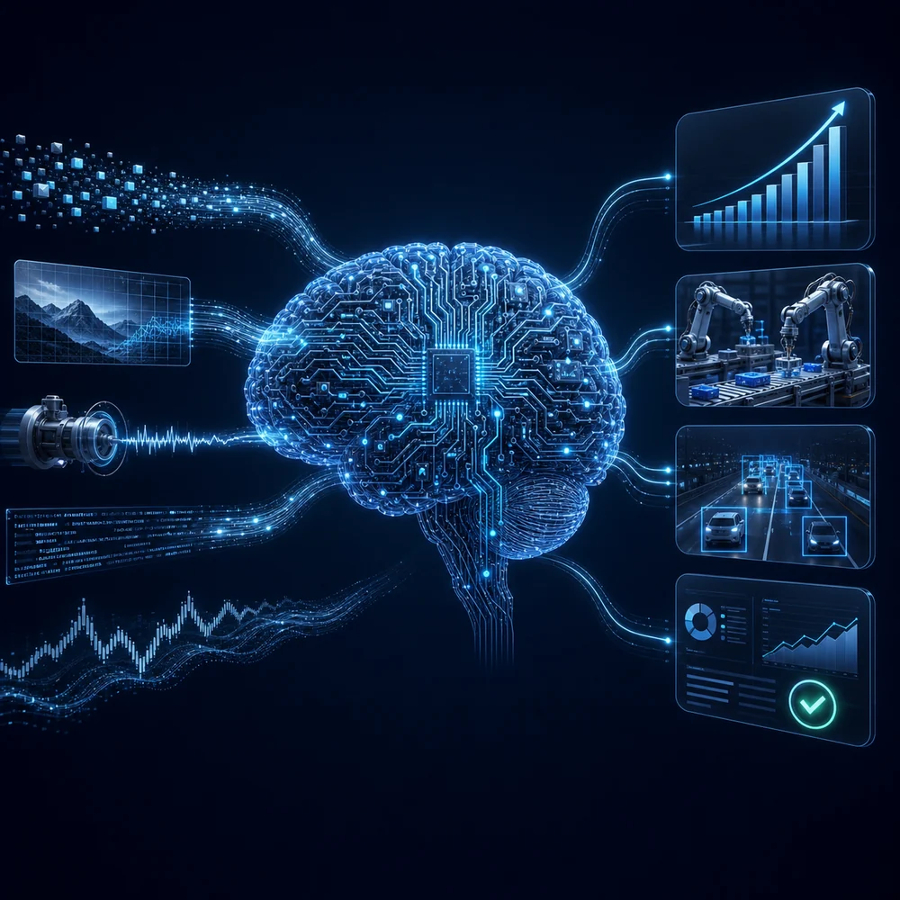Cervello elettronico che trasforma dati complessi in risultati di valore per il cliente